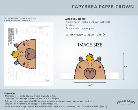 molde de capivara para chaveiro articulado