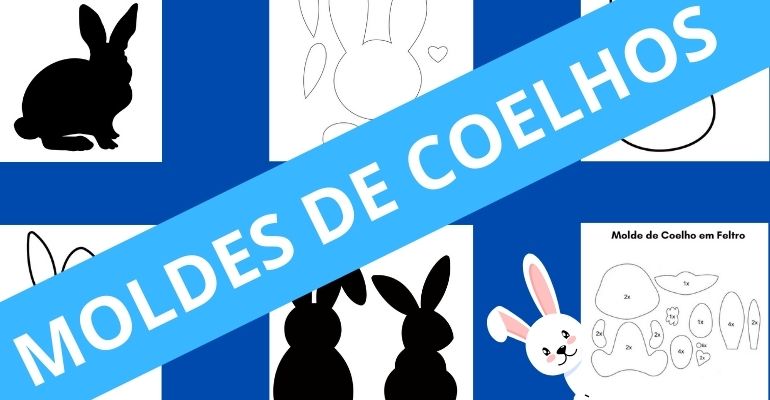 molde coelho pascoa para lembrancinha