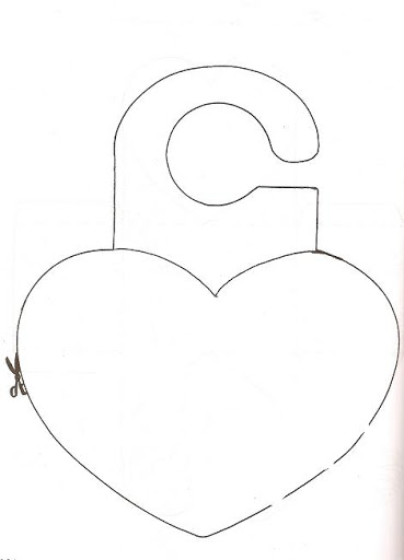 desenho de coração com braços