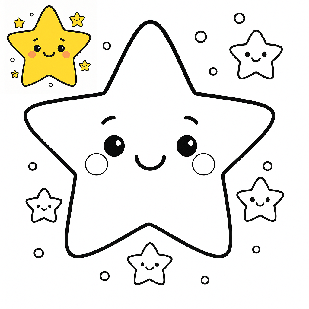 molde de estrela para imprimir