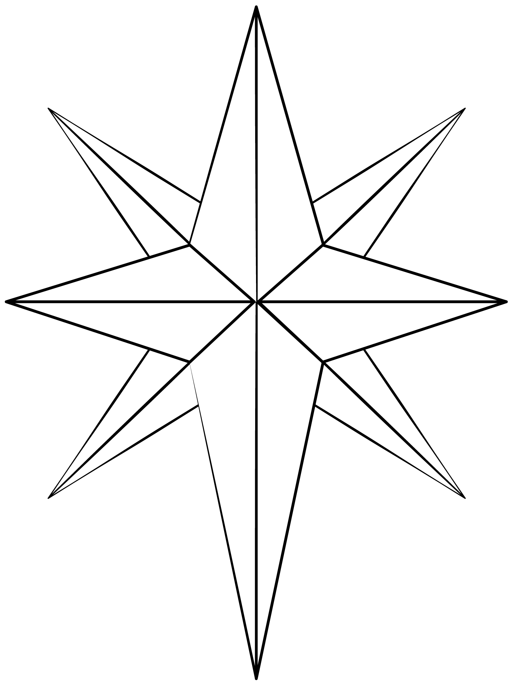 molde estrela de natal passo a passo