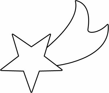 molde de estrela de natal para imprimir