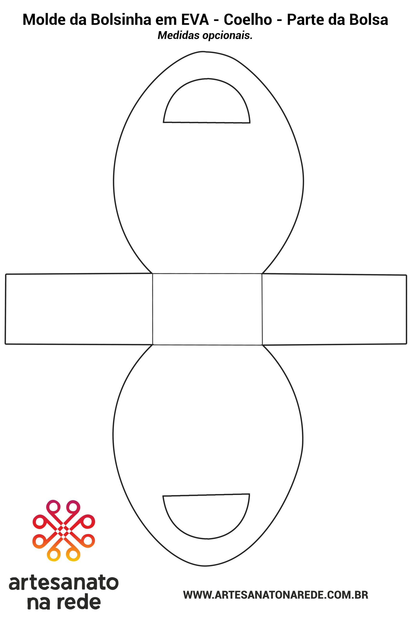 molde de eva para sacolas