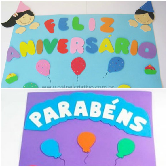 Como Fazer um Painel de Feliz Aniversário em EVA sem Molde