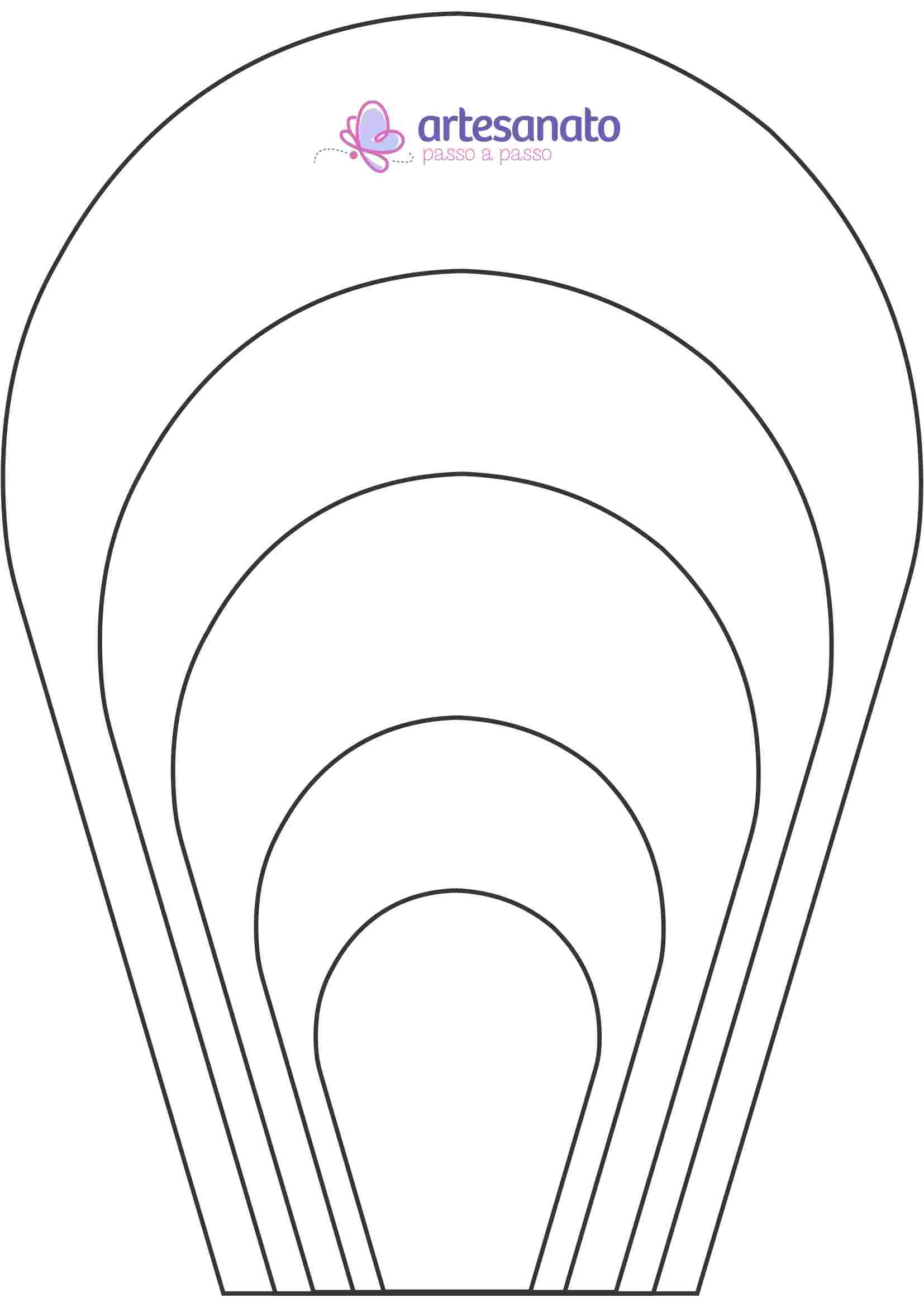 molde de flor de cartolina