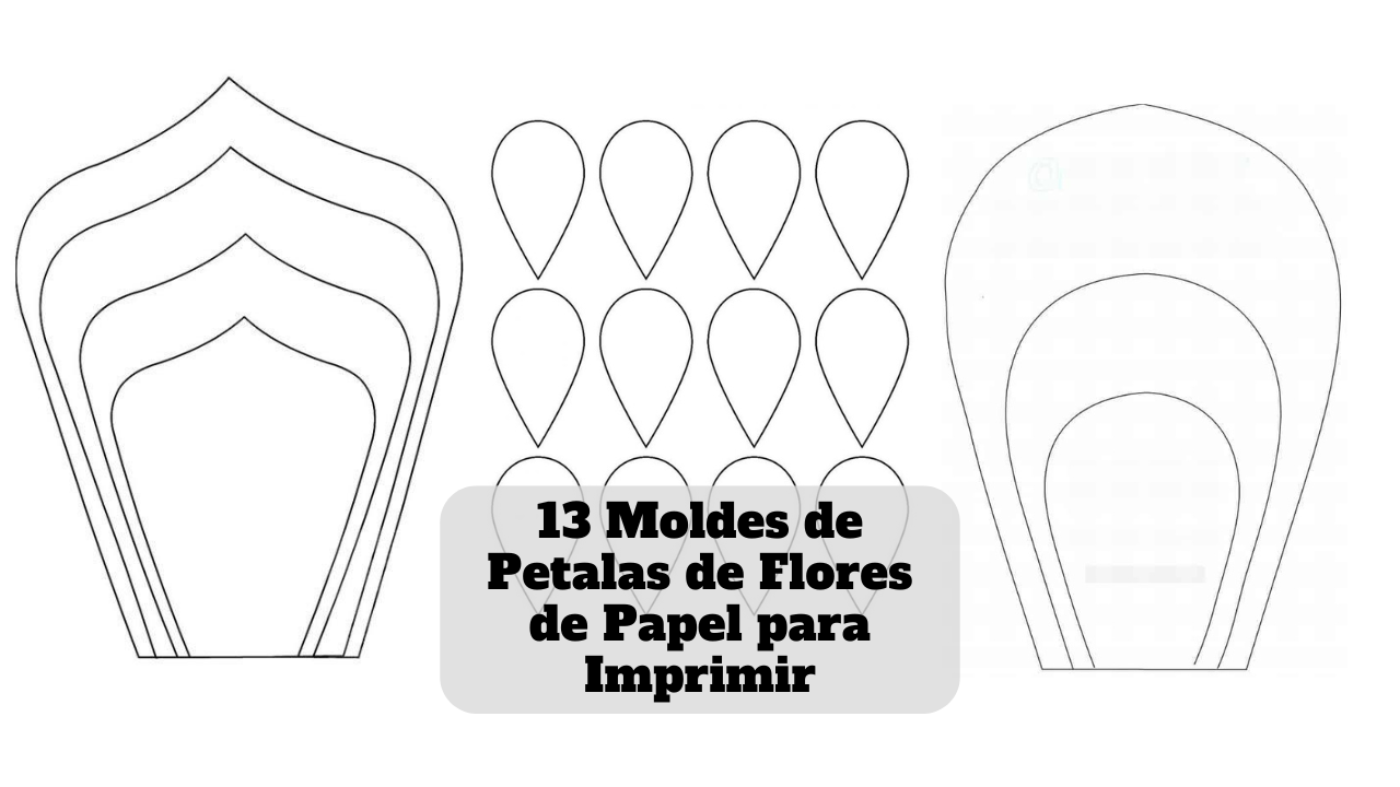 moldes de flores para ponteiras de lápis