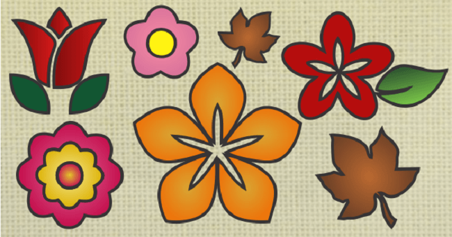 moldes de flores para EVA