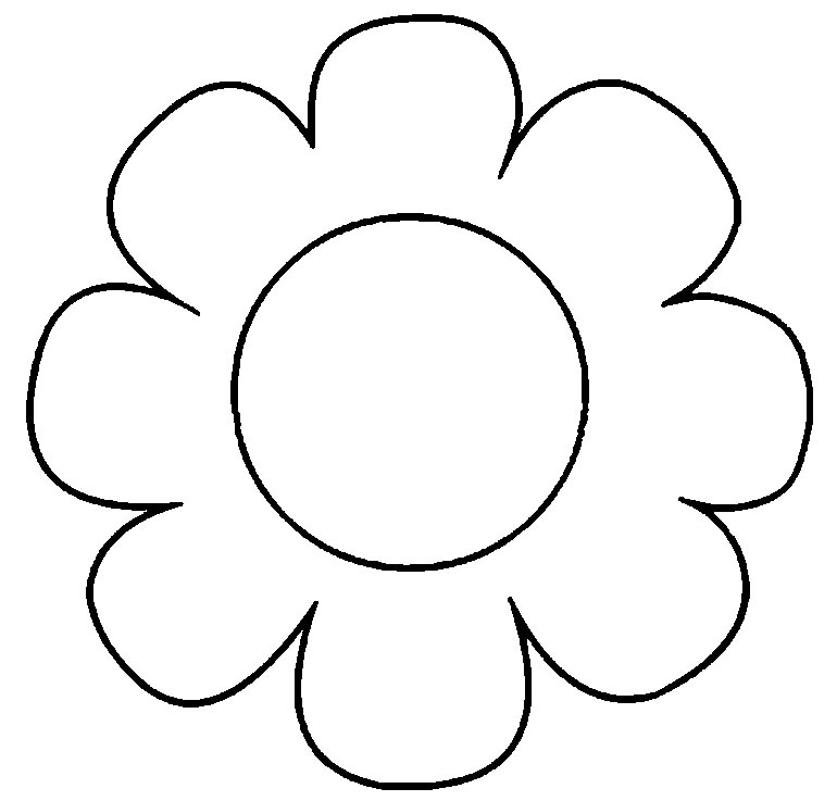 molde de flor simples