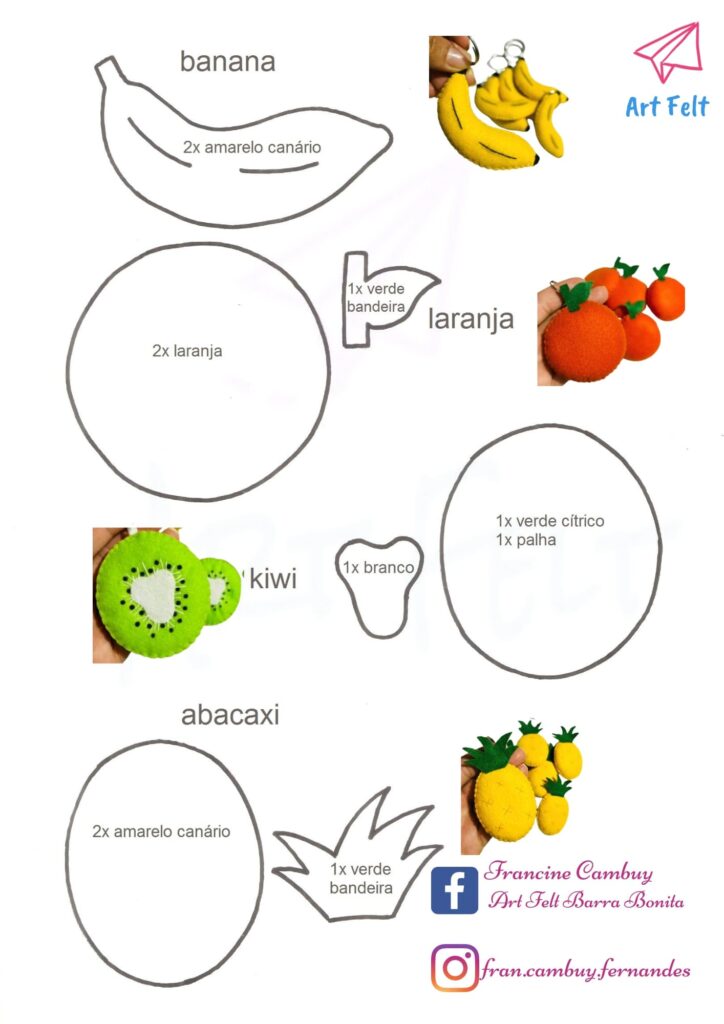 molde de frutas