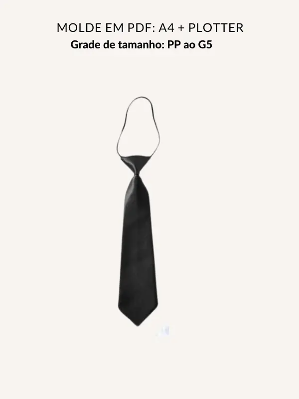 molde de gravata masculina