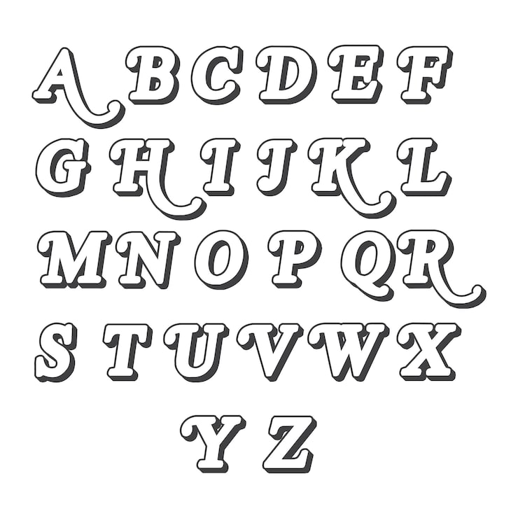 molde de letras cursivas para educação