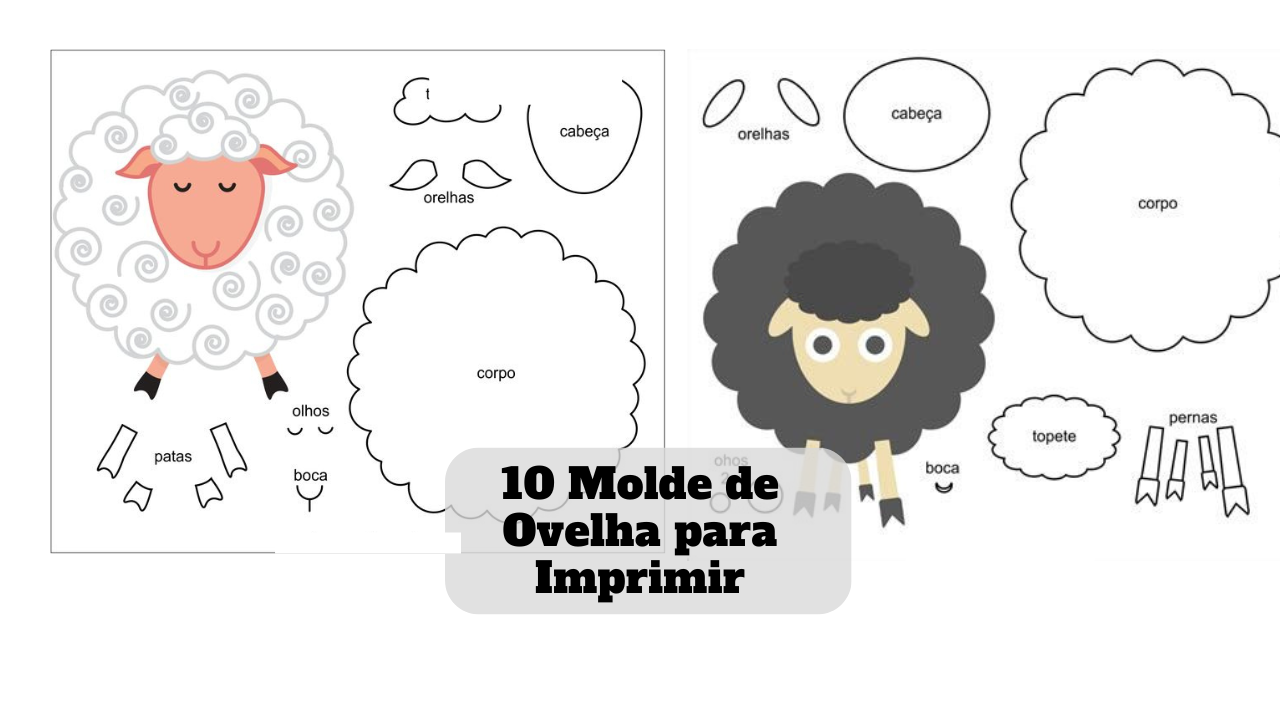 molde ovelha 3D para imprimir