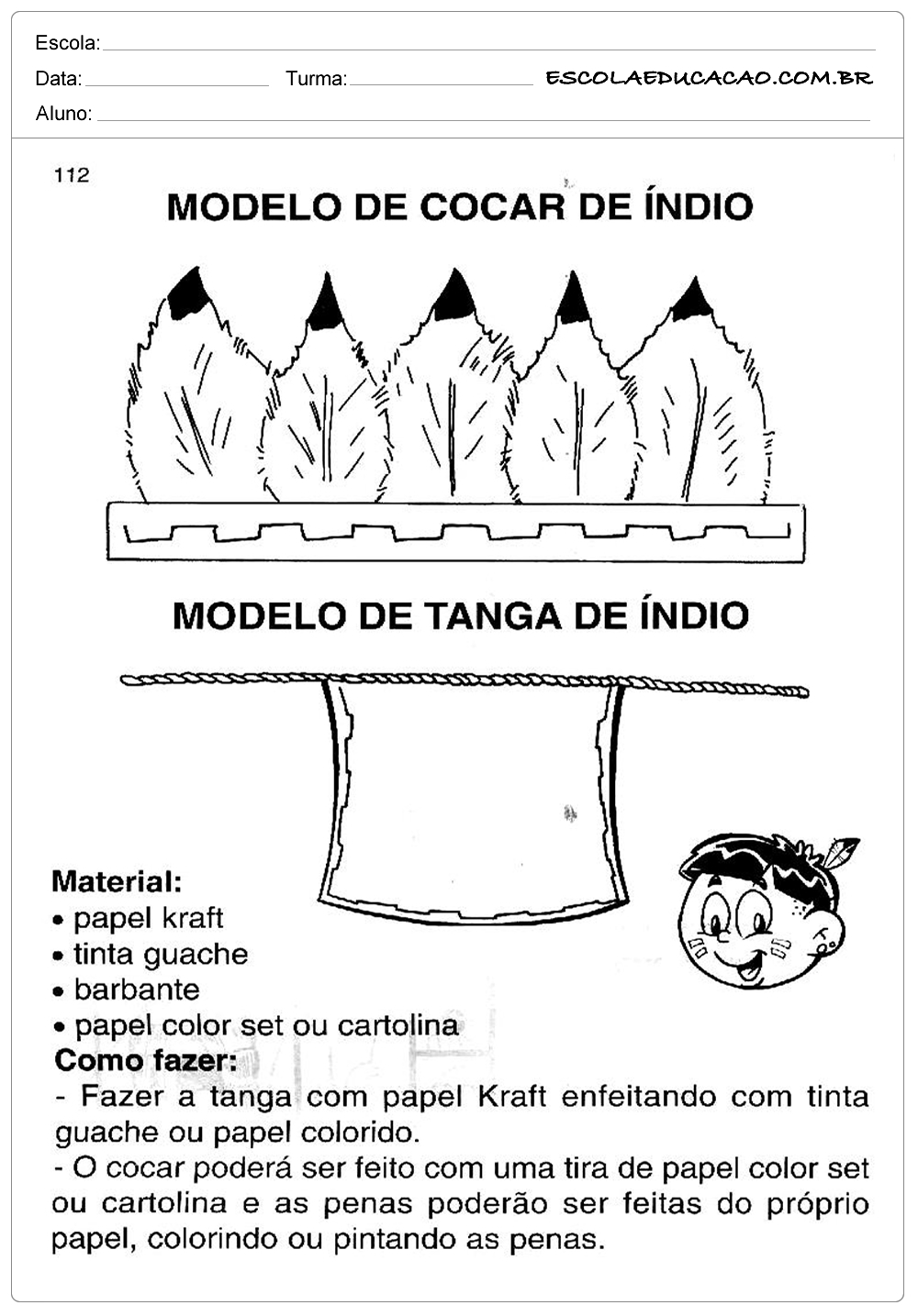 molde de pena para fazer bandeirinhas