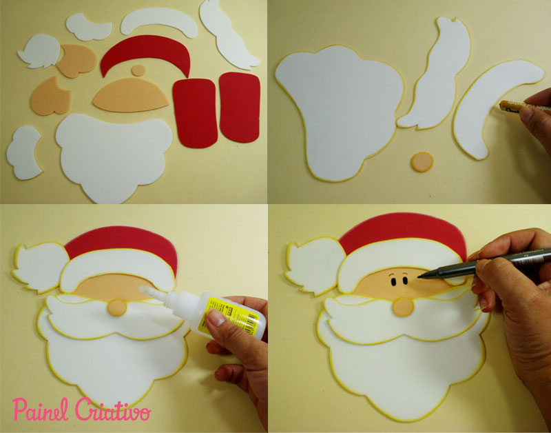 papel de parede papai noel para imprimir