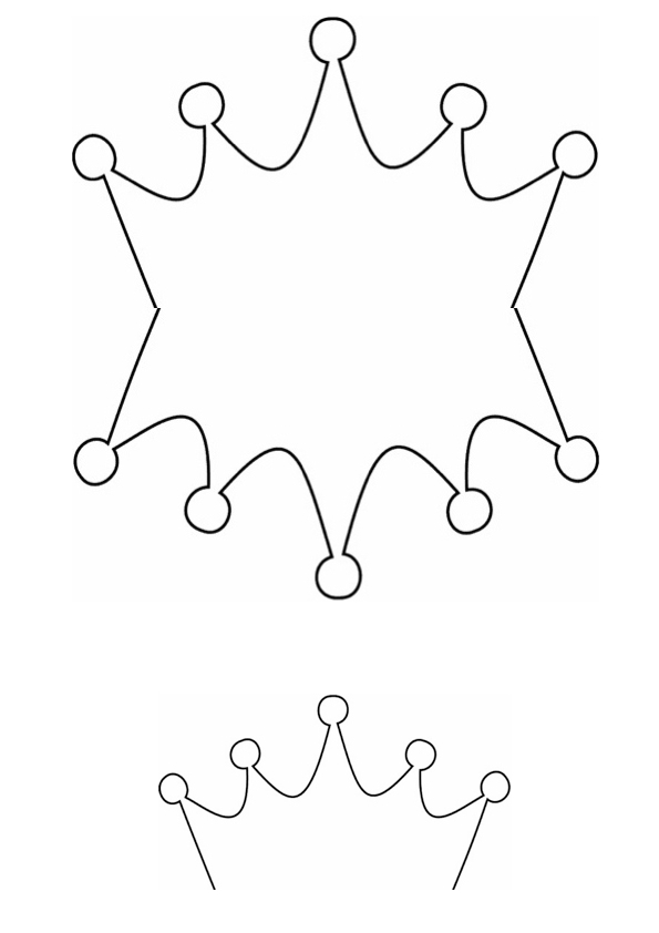 Molde tiara de EVA para adultos