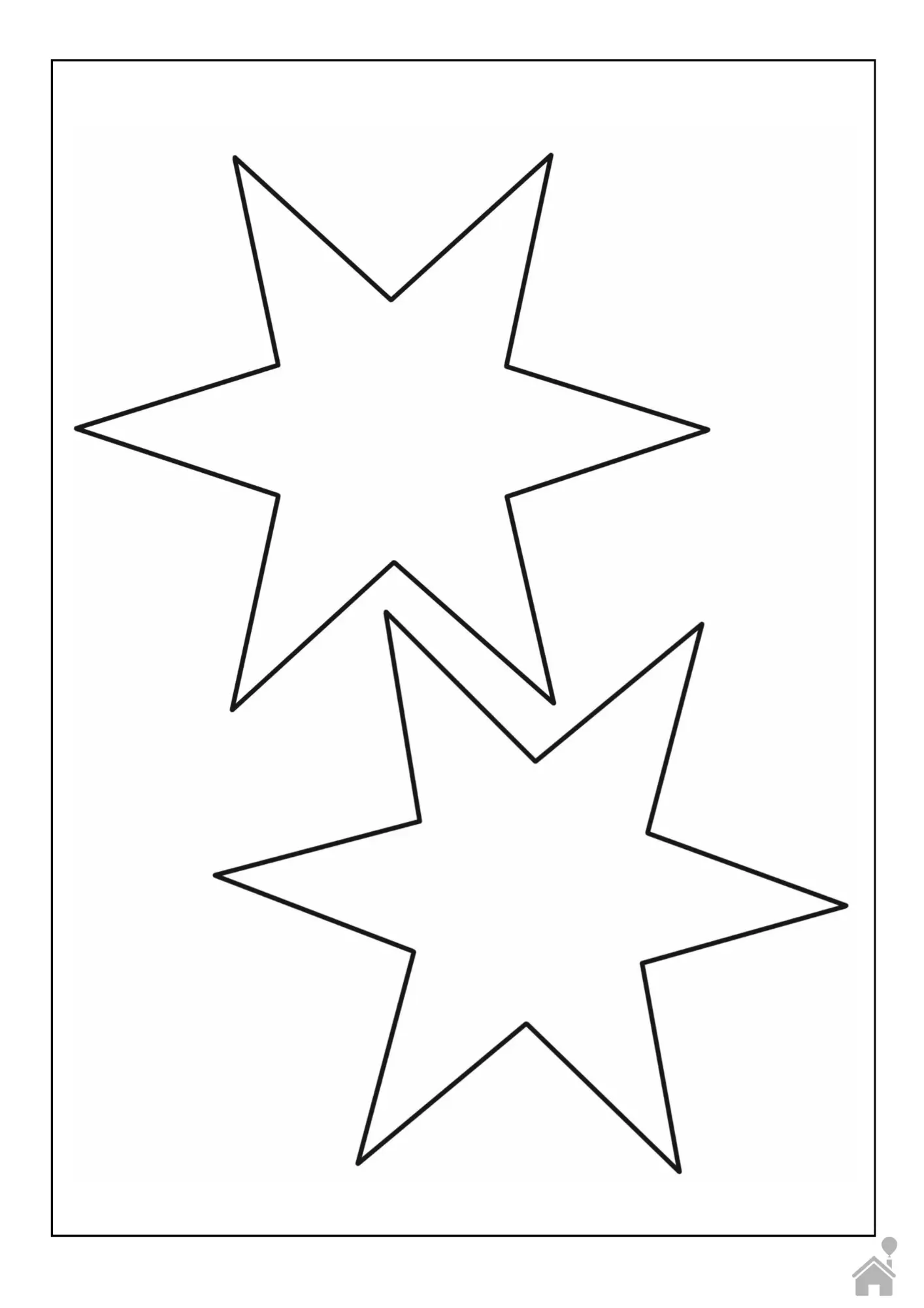molde estrela 3d