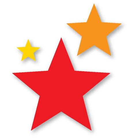 moldes de estrelas para artesanato