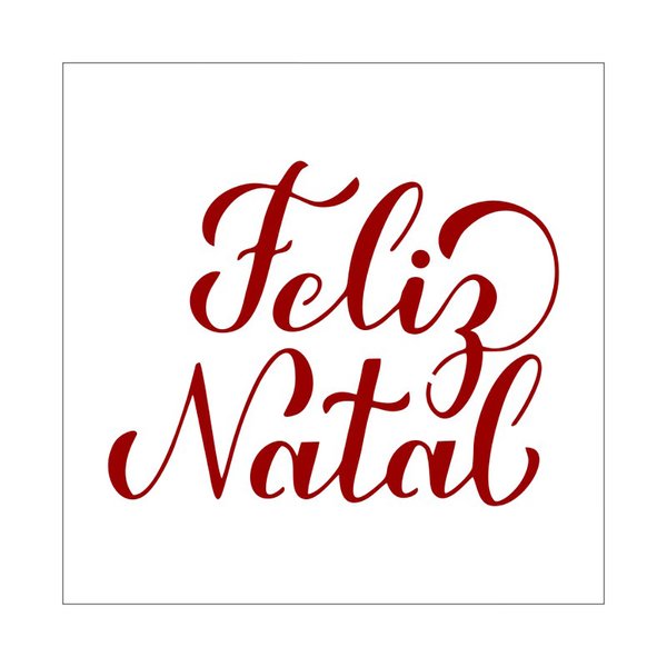 molde feliz natal