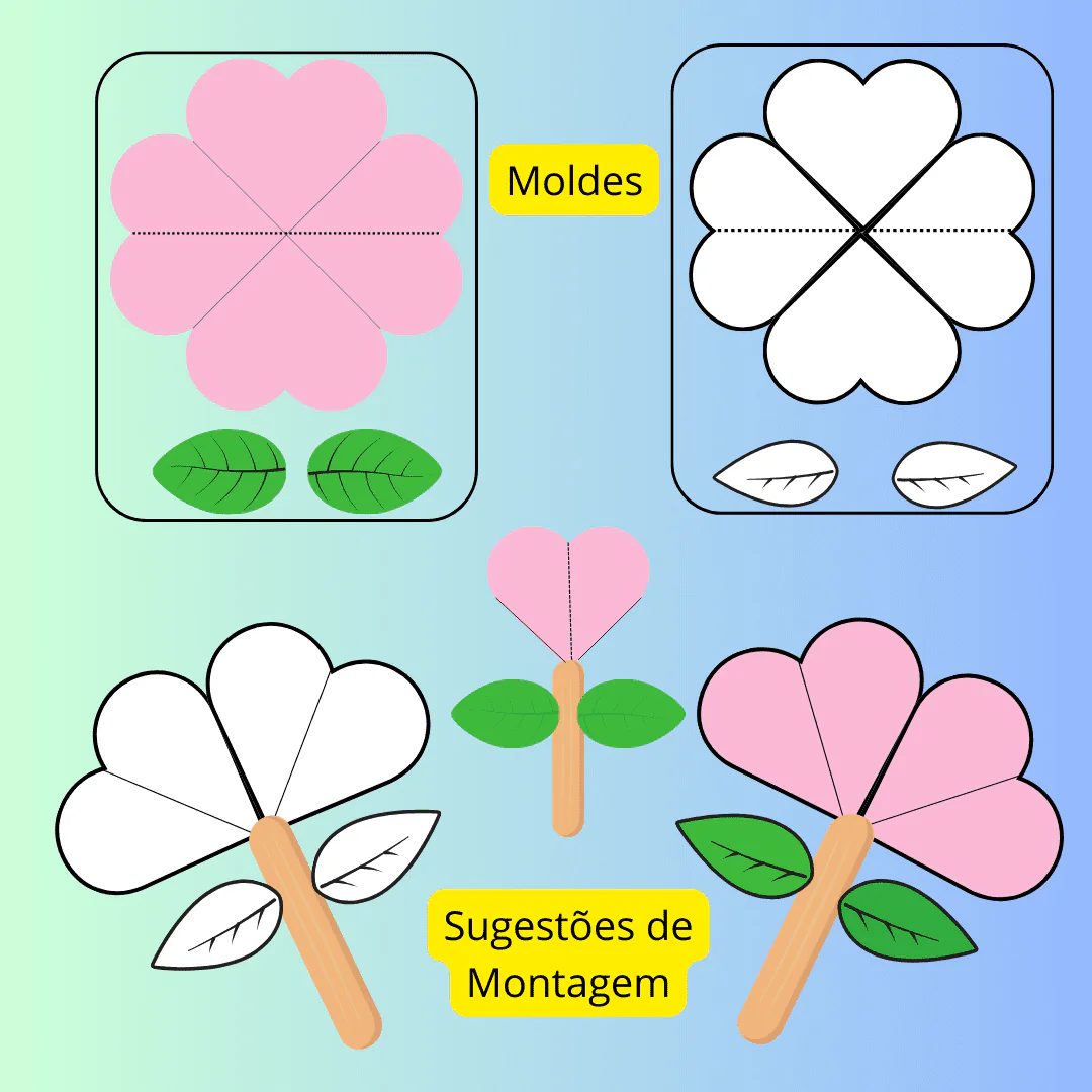 molde flor rosa