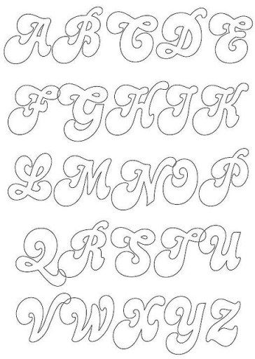 molde letra eva para imprimir