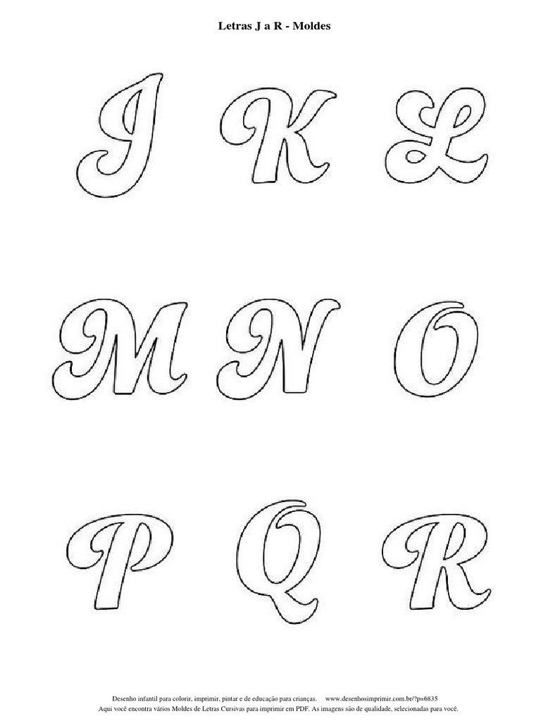molde letras para imprimir