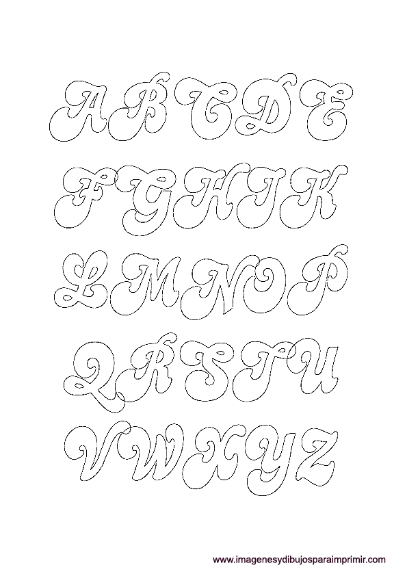 molde letras para imprimir