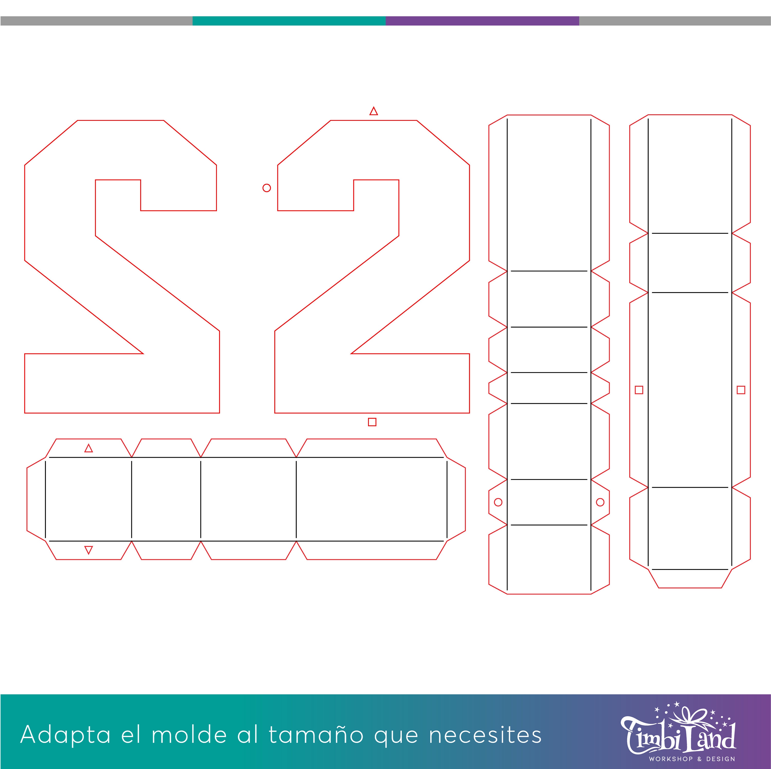 Como fazer números 3D gigantes para festas