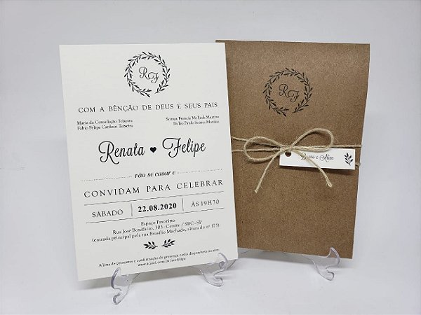 quanto custa um molde de convite de noivado personalizado