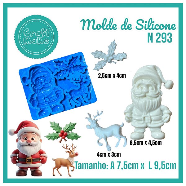 molde rena natal para criança