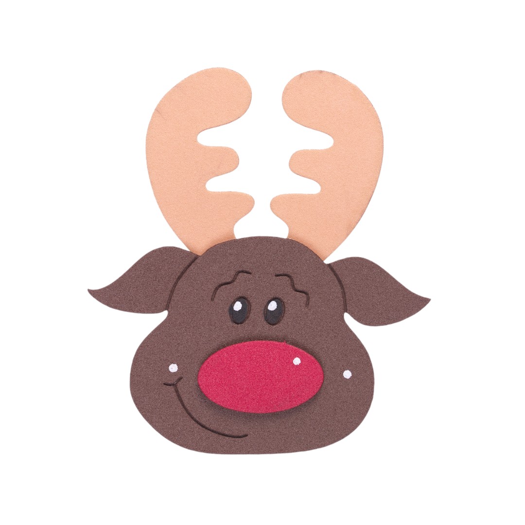 molde rena natal para imprimir grátis