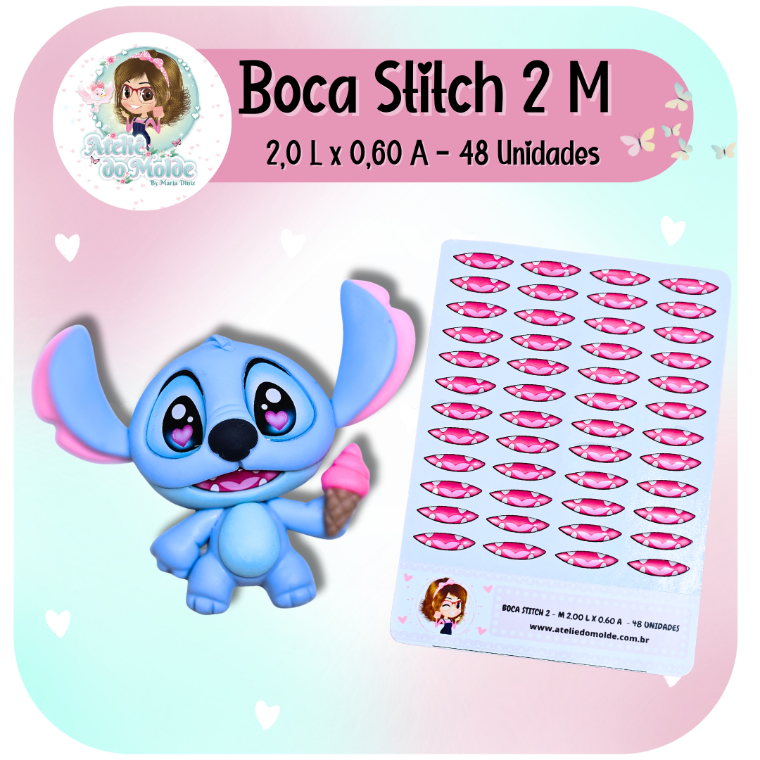 molde stitch eva 3d