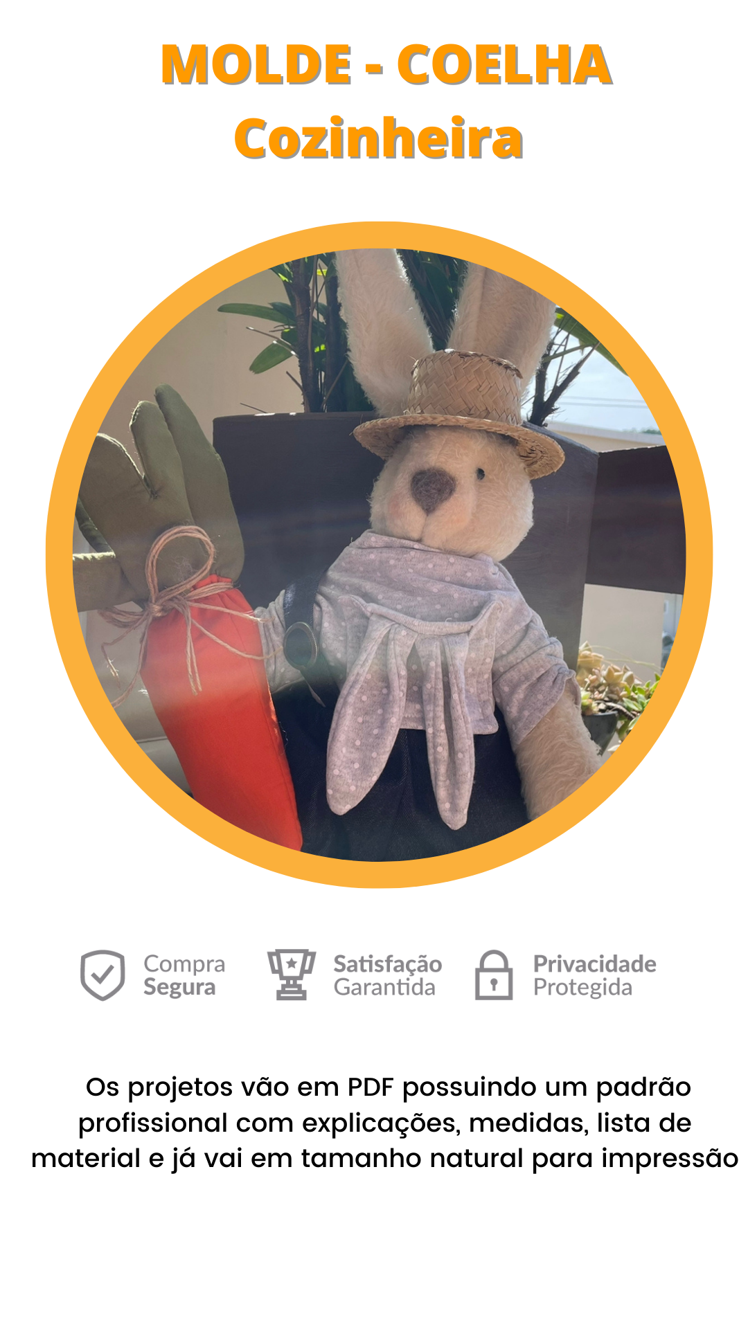 ideias de artesanato com molde de coelho e cenoura para páscoa