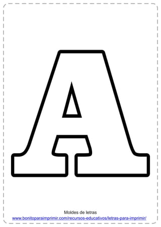 letras grandes para imprimir