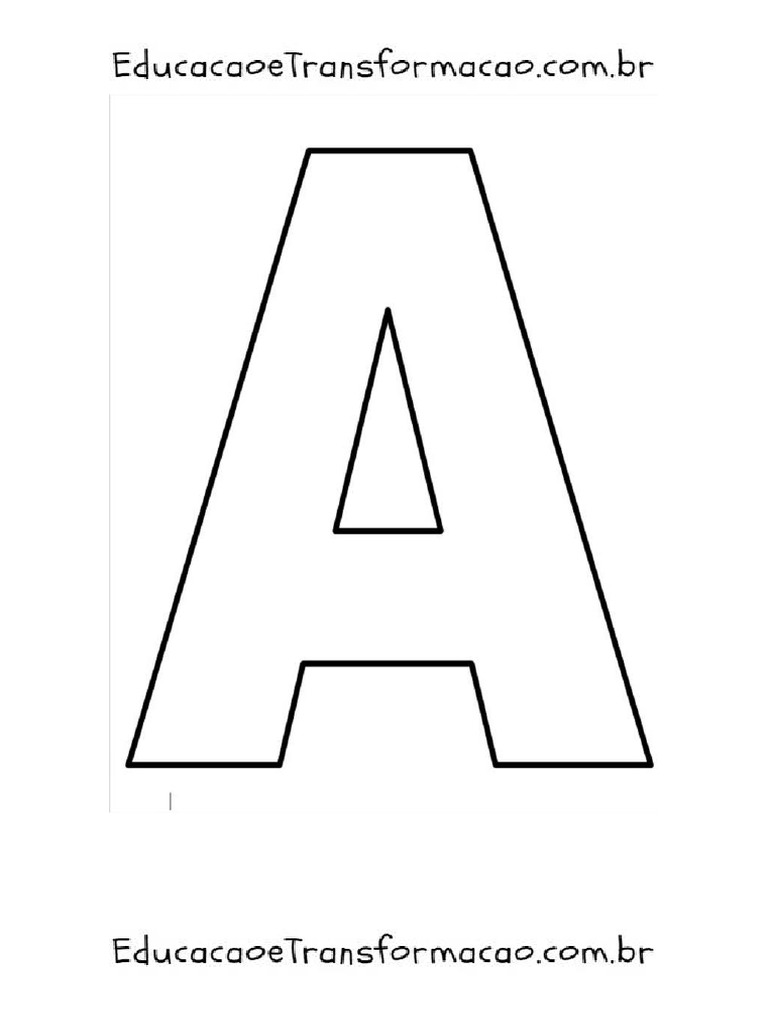 moldes de letras grandes vs moldes de letras pequenas