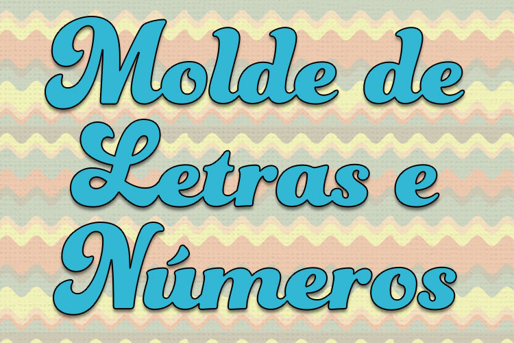 moldes de letras para painel médio