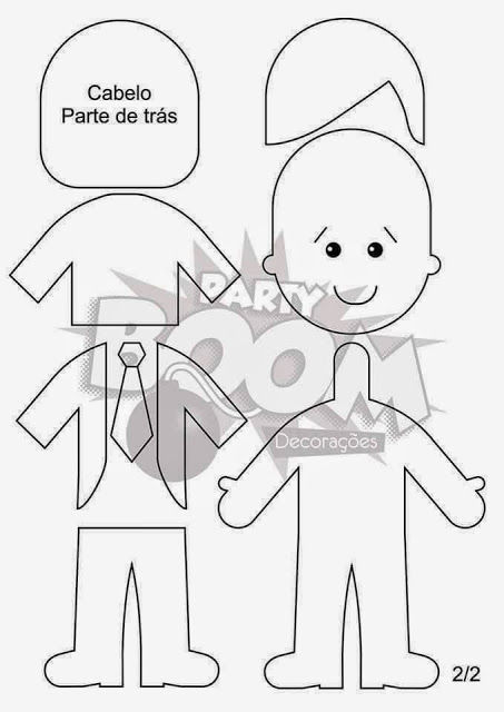 moldes de meninos