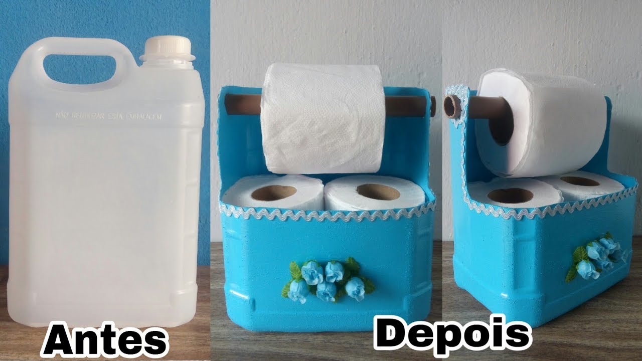 melhores ideias porta papel higienico artesanal