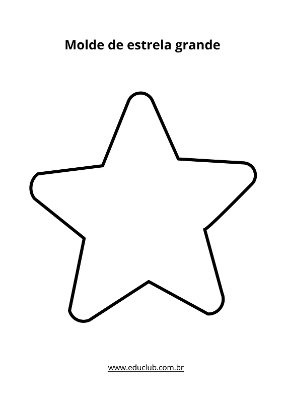 moldes estrela