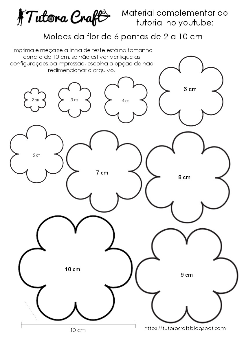 moldes flores para imprimir