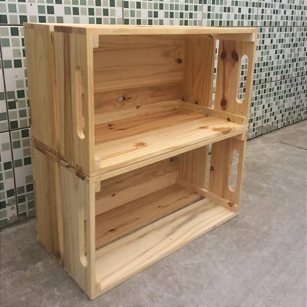 moveis com caixote de feira