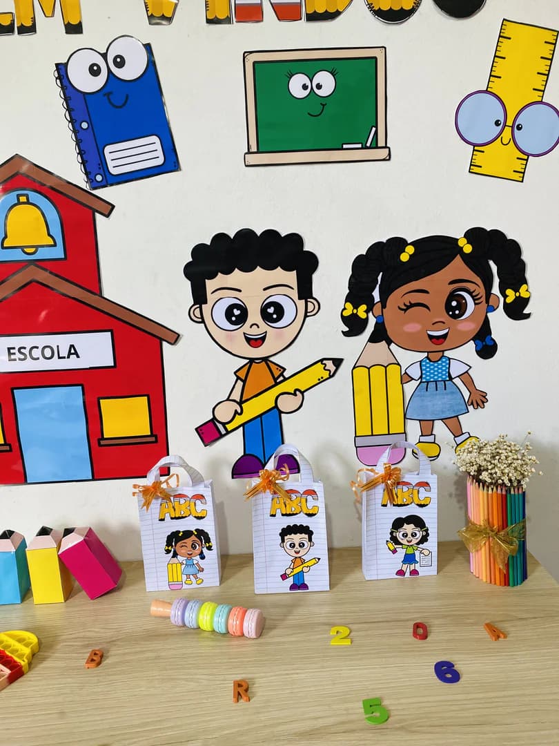 modelos de mural de boas vindas gratuitos