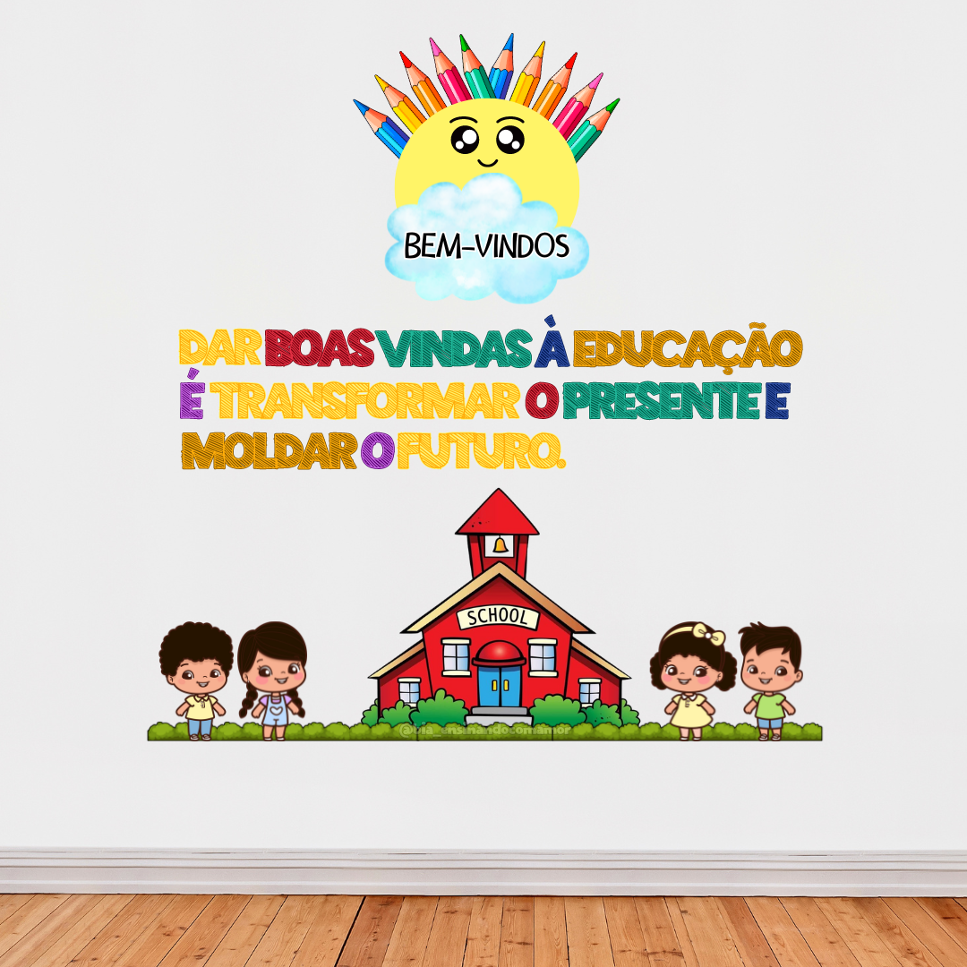 modelos de mural de boas vindas gratuitos