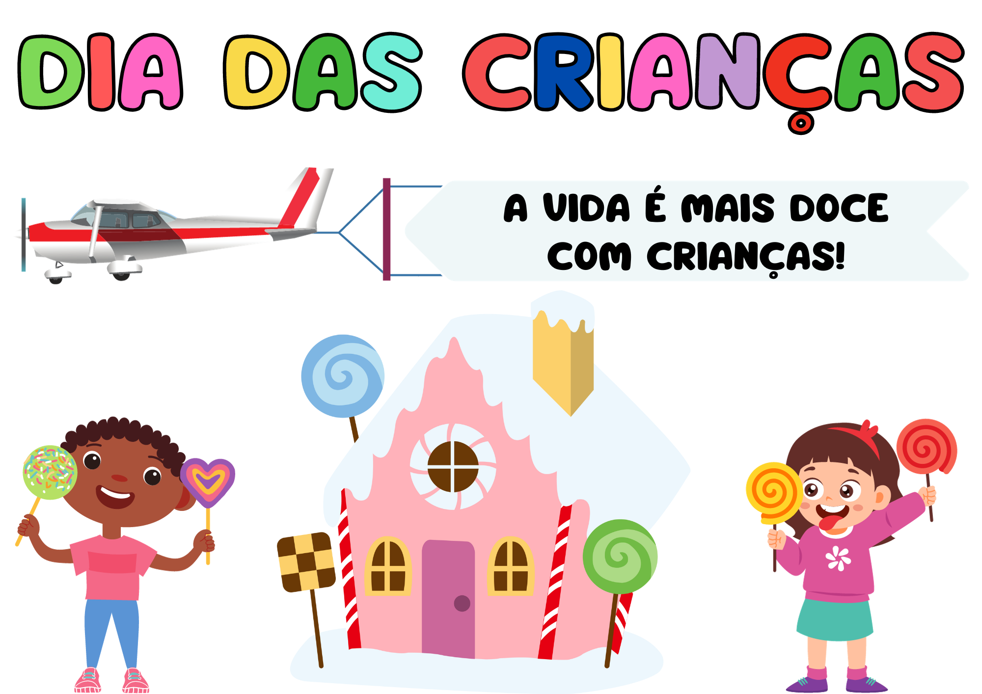 mural dia das crianças tema balão