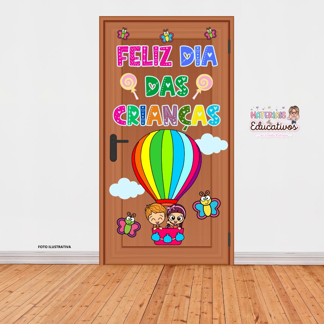 painel dia das crianças para imprimir e montar
