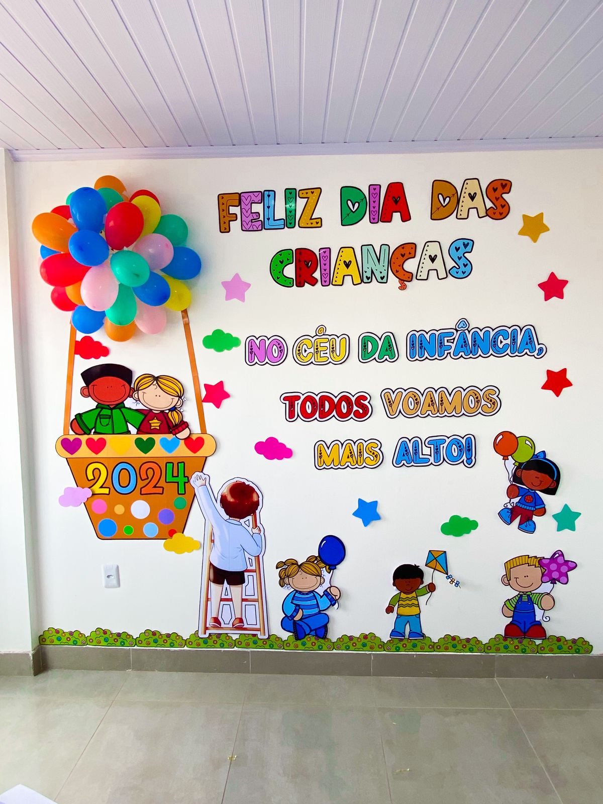 frases para mural dia das crianças