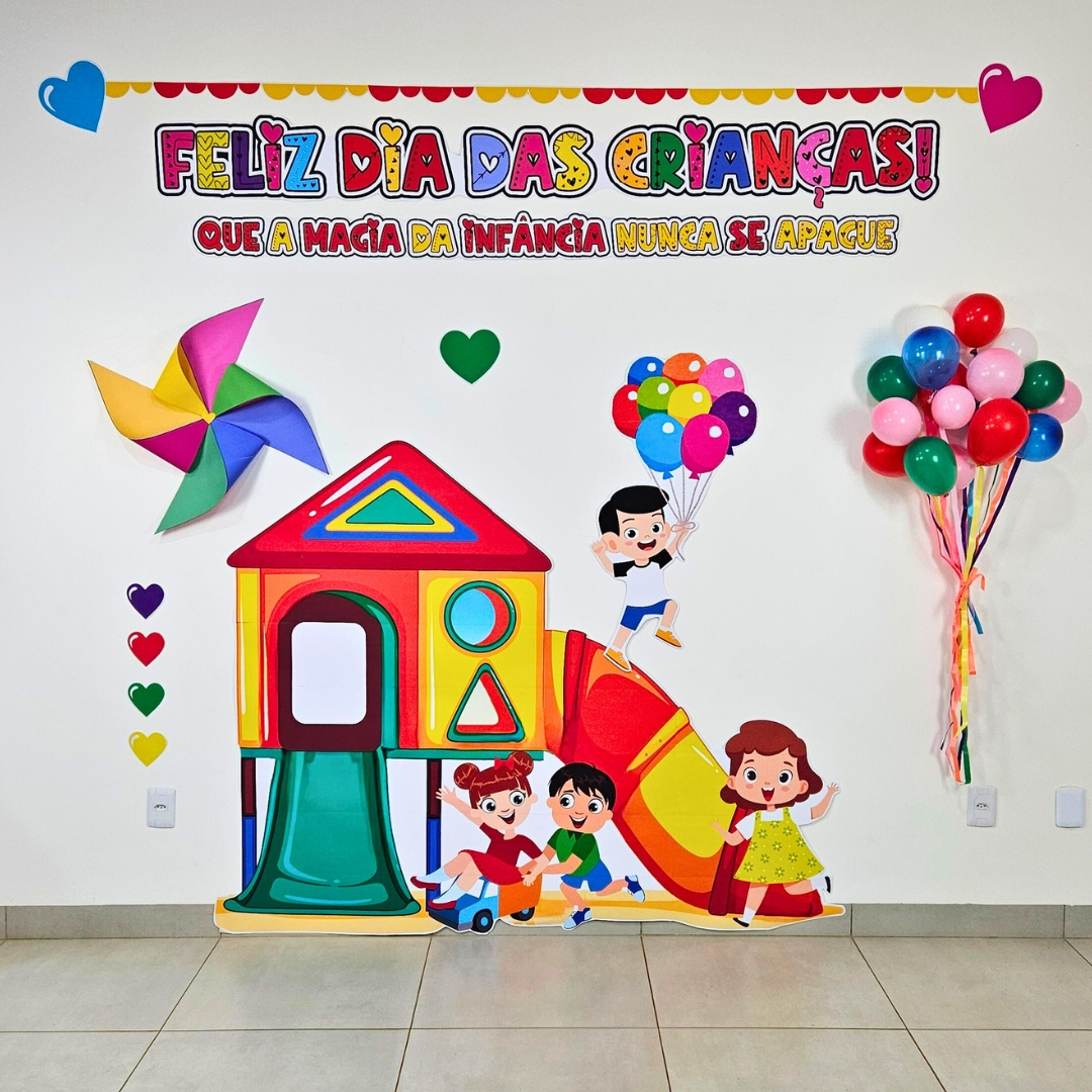 frases para mural dia das crianças