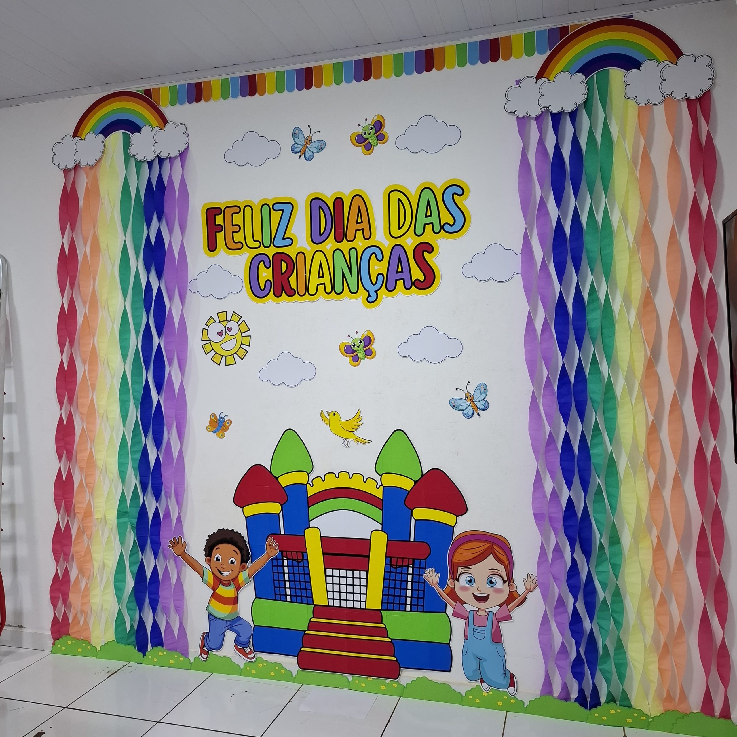 mural dia das crianças para imprimir gratis