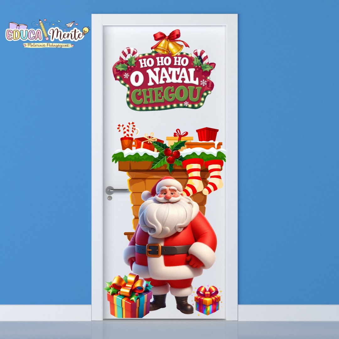 painel de natal criativo para sala de aula