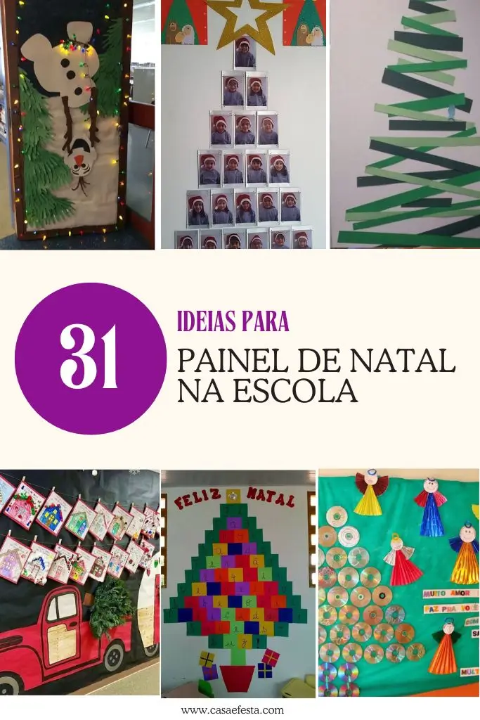 painel de natal interativo para alunos