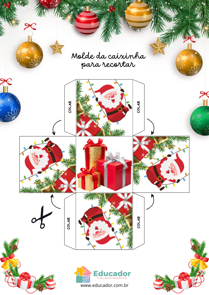 como fazer caixa surpresa para imprimir